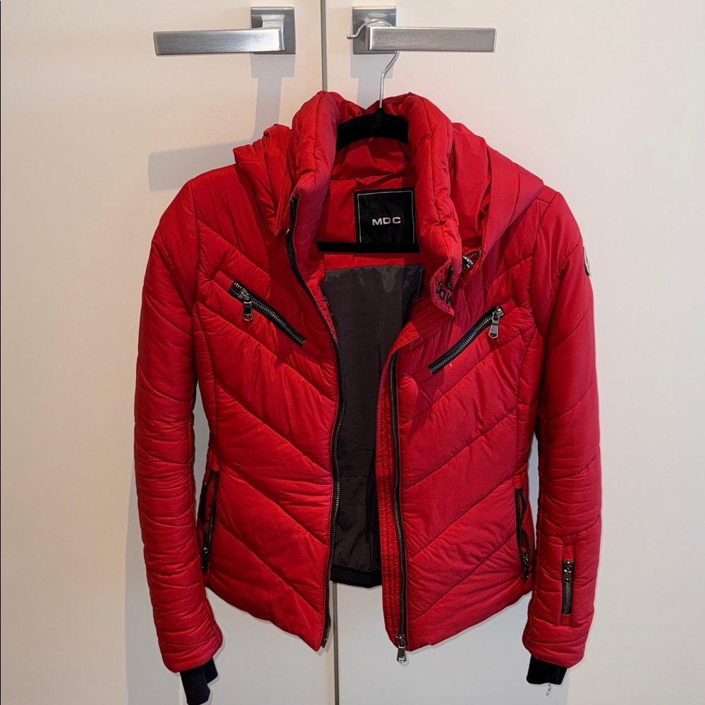 MDC Women's Red Puffer Jacket